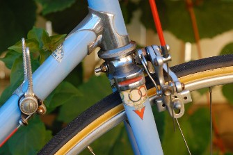 Blue Bike Fork Crown & Front Brake Caliper Blue Bike Fork Crown & Front Brake Caliper